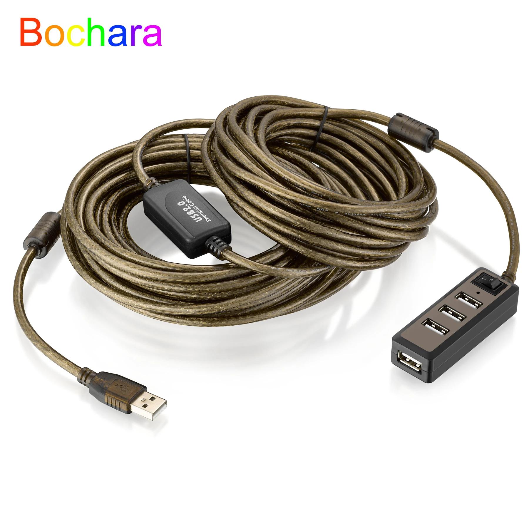 Bochara USB 2.0  ͽټ ̺, ϼ Ƽ   IC Ĩ,  , 4 Ʈ, 5M, 10M, 15M